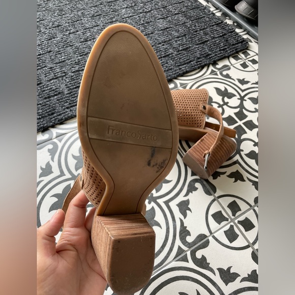 Franco Sarto leather heels size 7.5 - Picture 4 of 7